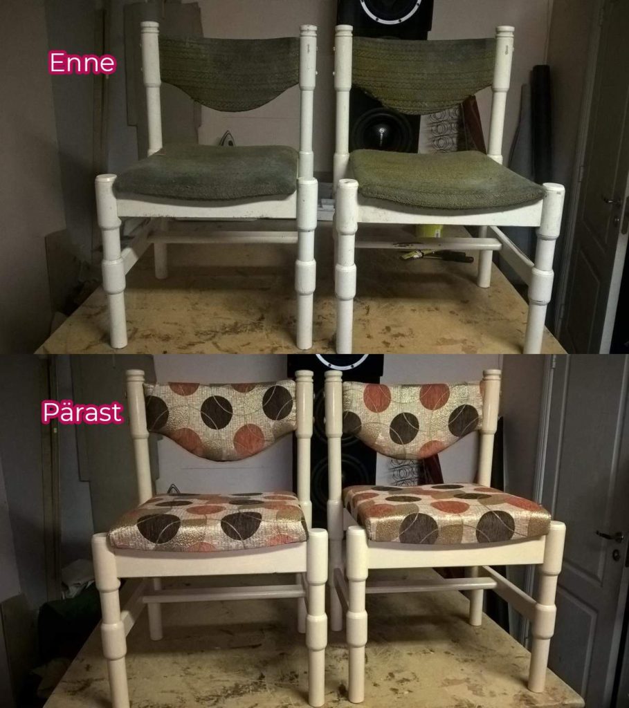 Tooli katteriide vahetus