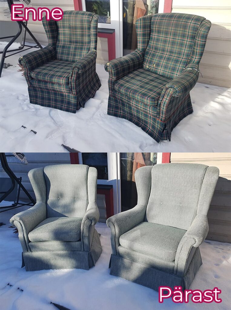 Tugitoolide katteriide vahetus.