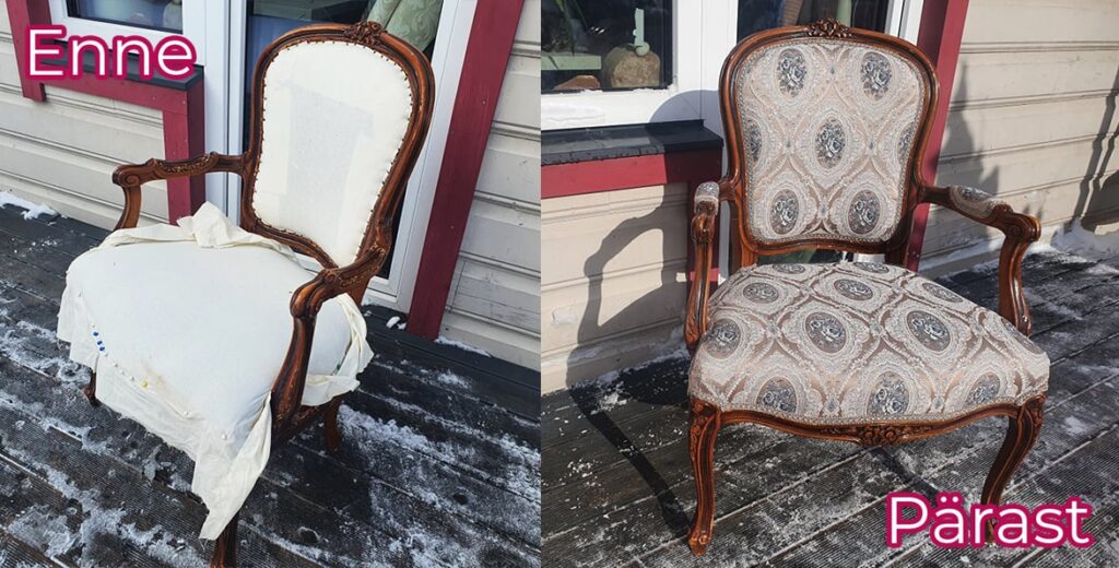 Vana tugitool sai jälle uueks!